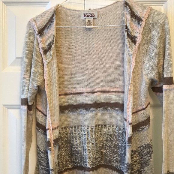 Clearance! NWOT Navajo Print Hooded Cardigan - Picture 3 of 5